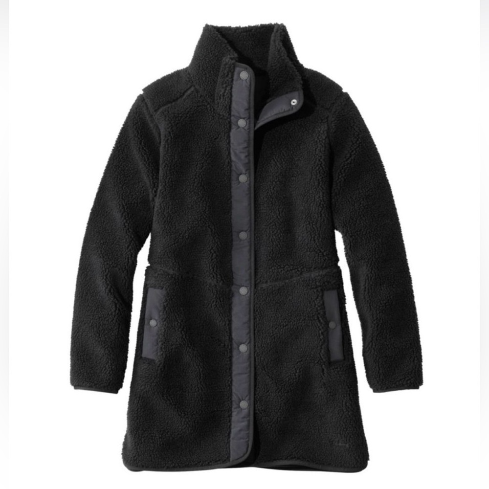 Women’s LL Bean Women's Bean's Sherpa Fleece Coat S